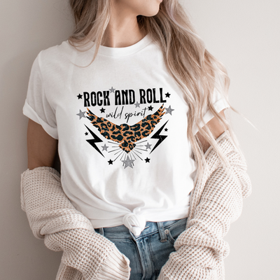 Rock and Roll Spirit Graphic T-shirt and Sweatshirt