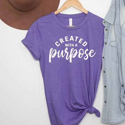 Created with Purpose Graphic T-shirt - Southern Soul Collectives