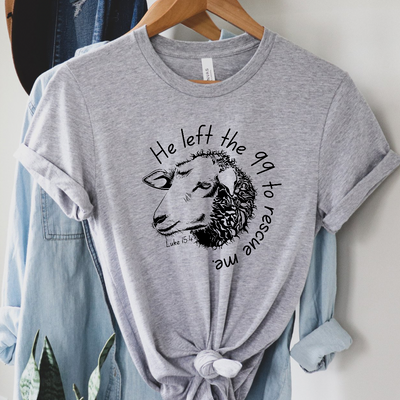 He Left 99 Verse Graphic T-shirt and Sweatshirt - Southern Soul Collectives