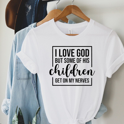 I Love God But... Graphic T-shirt and Sweatshirt