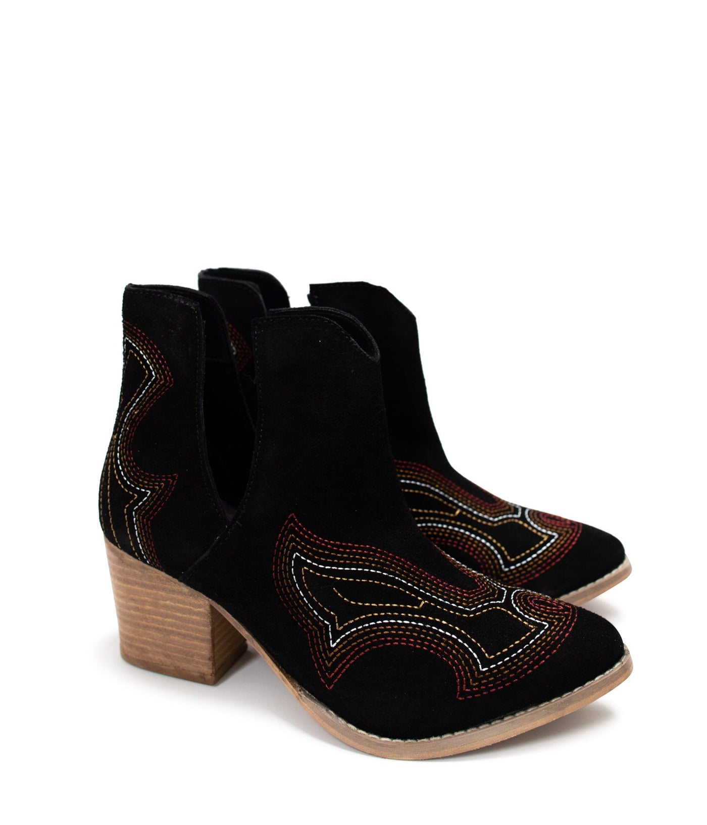 Journee Ankle Boots in Black Southern Soul Collectives