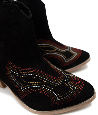 Journee Ankle Boots in Black Southern Soul Collectives