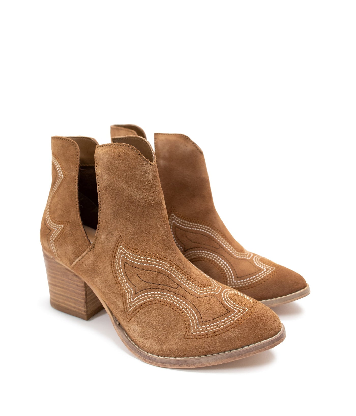 Journee Ankle Boots in Tan Southern Soul Collectives