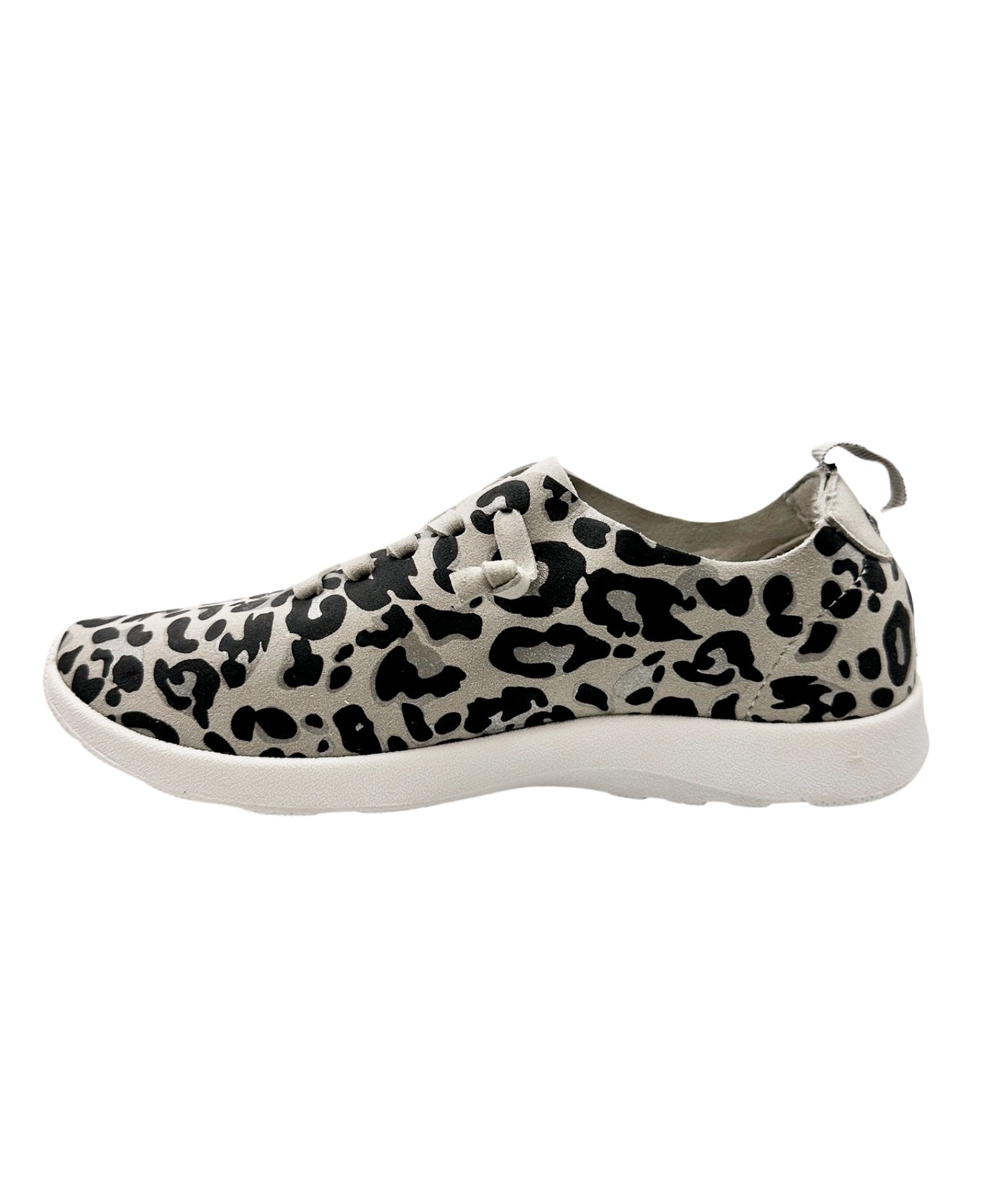 Mayo Sneaker in Light Grey Leopard Southern Soul Collectives