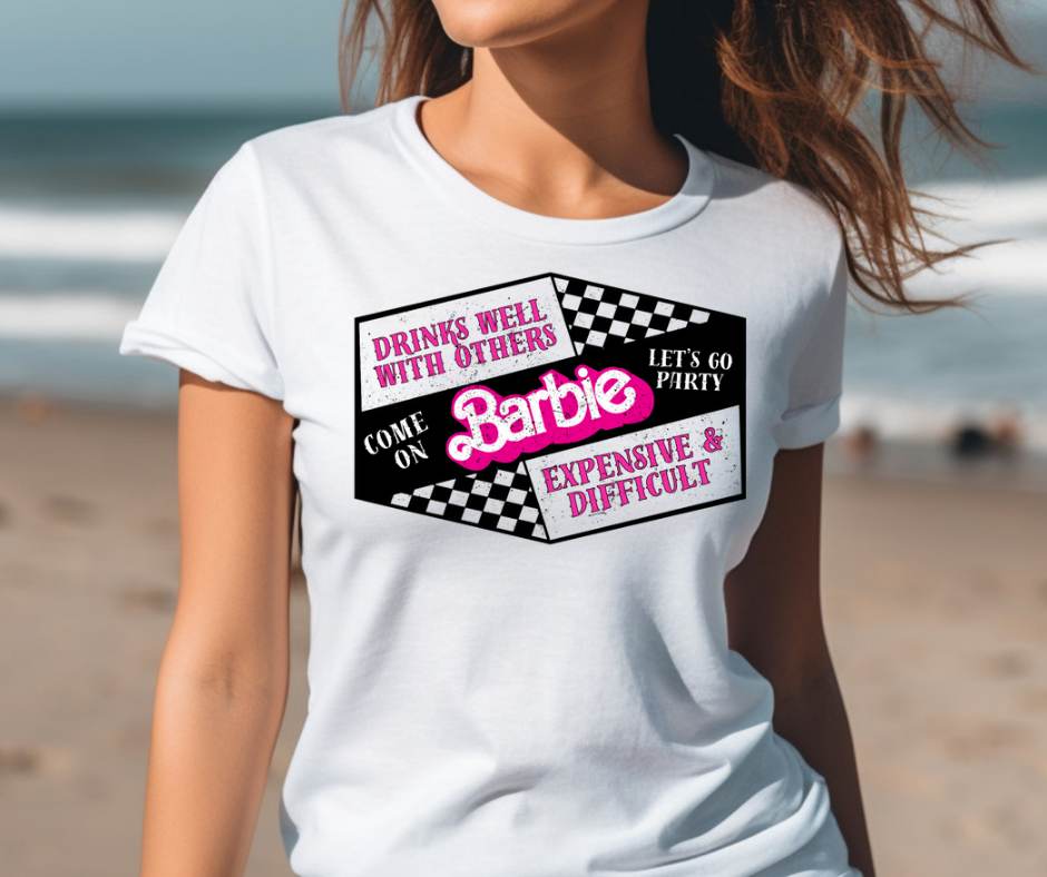 Barbie Lets Go Party Graphic T-shirt