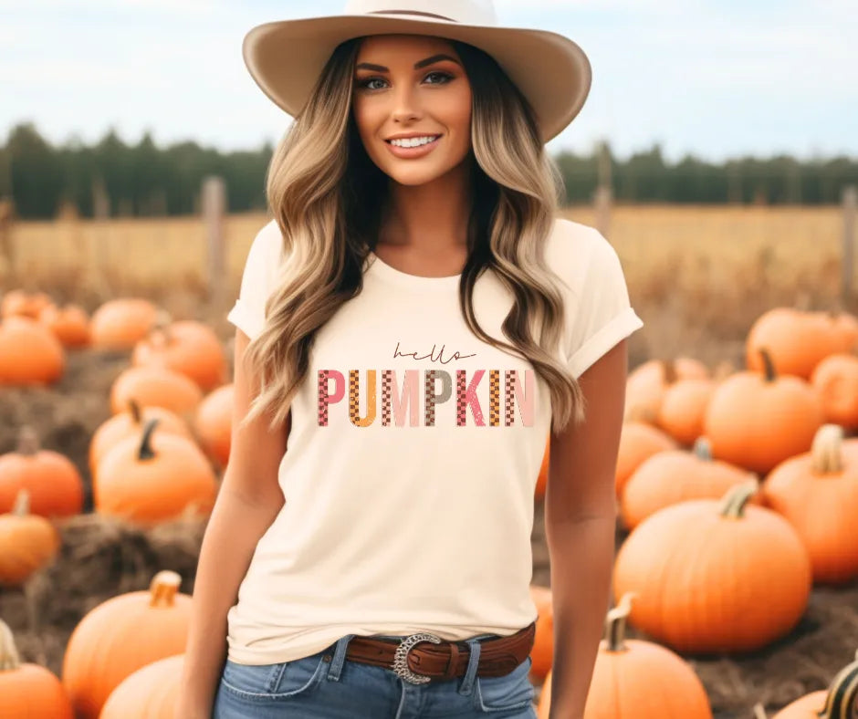 Hello Pumpkin Graphic T-shirt T-Shirt Southern Soul Collectives 