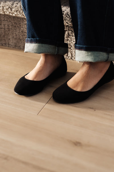 On Your Toes Ballet Flats in Black Womens Southern Soul Collectives