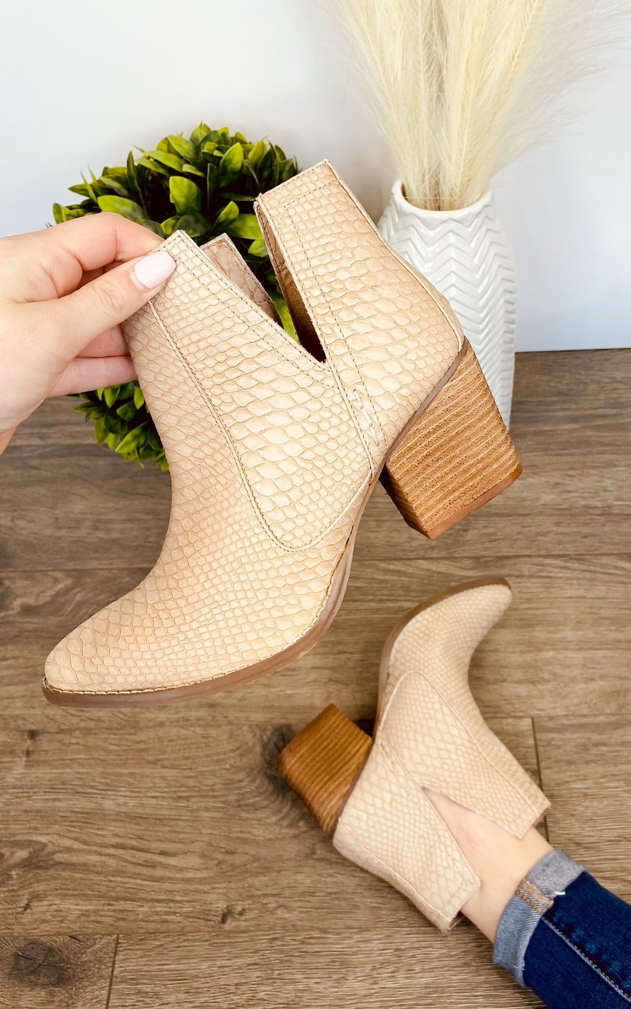 Tarim Bootie in Blush Southern Soul Collectives