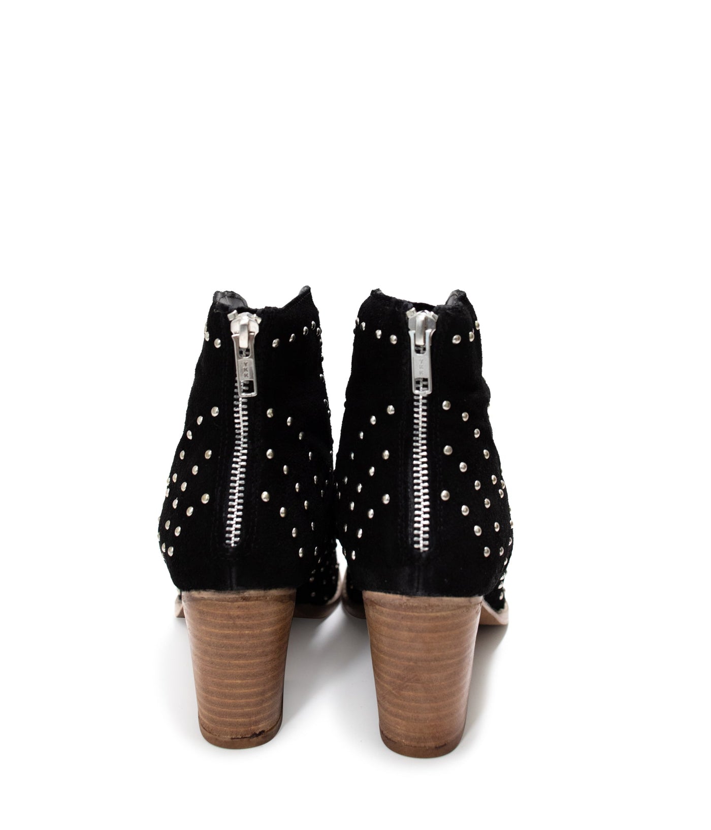 Twilight Studded Heeled Ankle Boot in Black Southern Soul Collectives