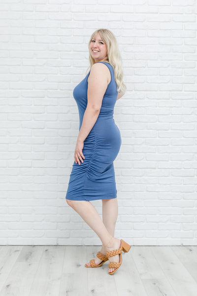 Blue Wrap Dress Womens Southern Soul Collectives 