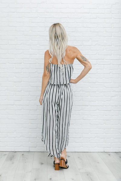 Modern Stripes Sleeveless Jumpsuit Womens Southern Soul Collectives 
