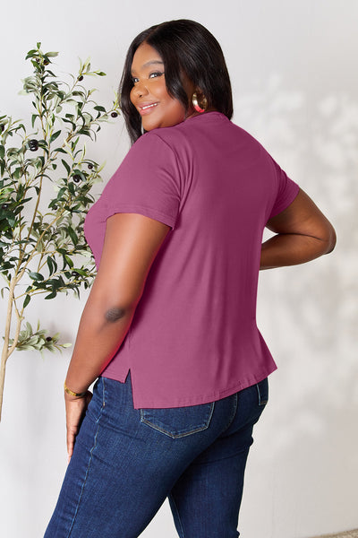 Basic Bae Full Size Round Neck Short Sleeve T-Shirt Southern Soul Collectives