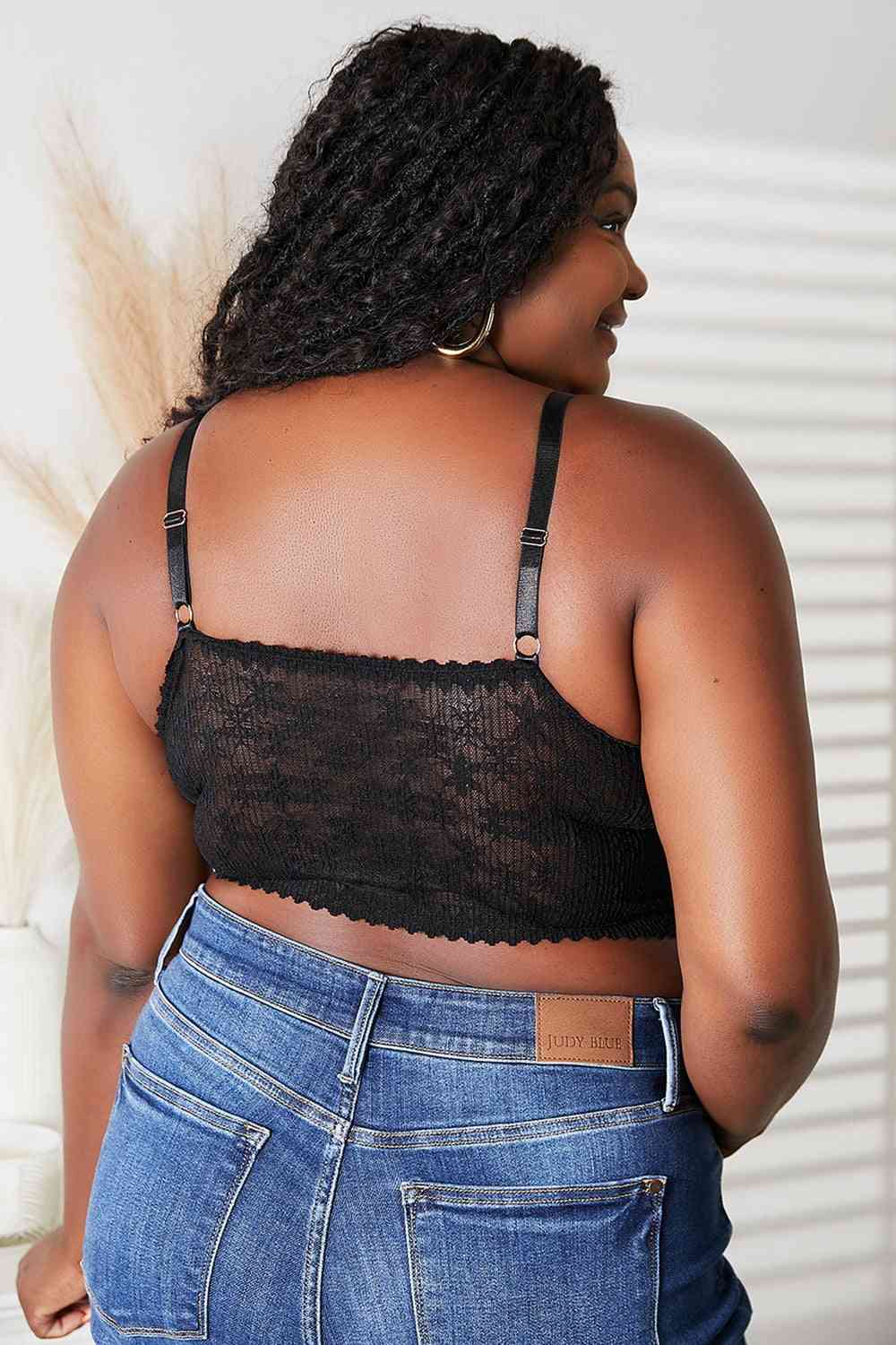 Feeling Pretty Full Lace Bralette in Black  Southern Soul Collectives 