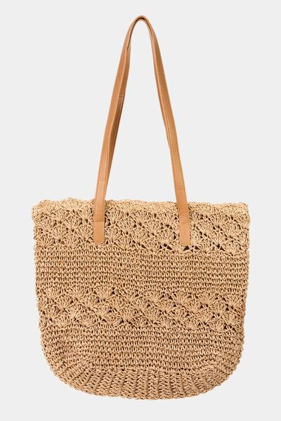 Straw Braided Tote Bag in Two Colors  Southern Soul Collectives