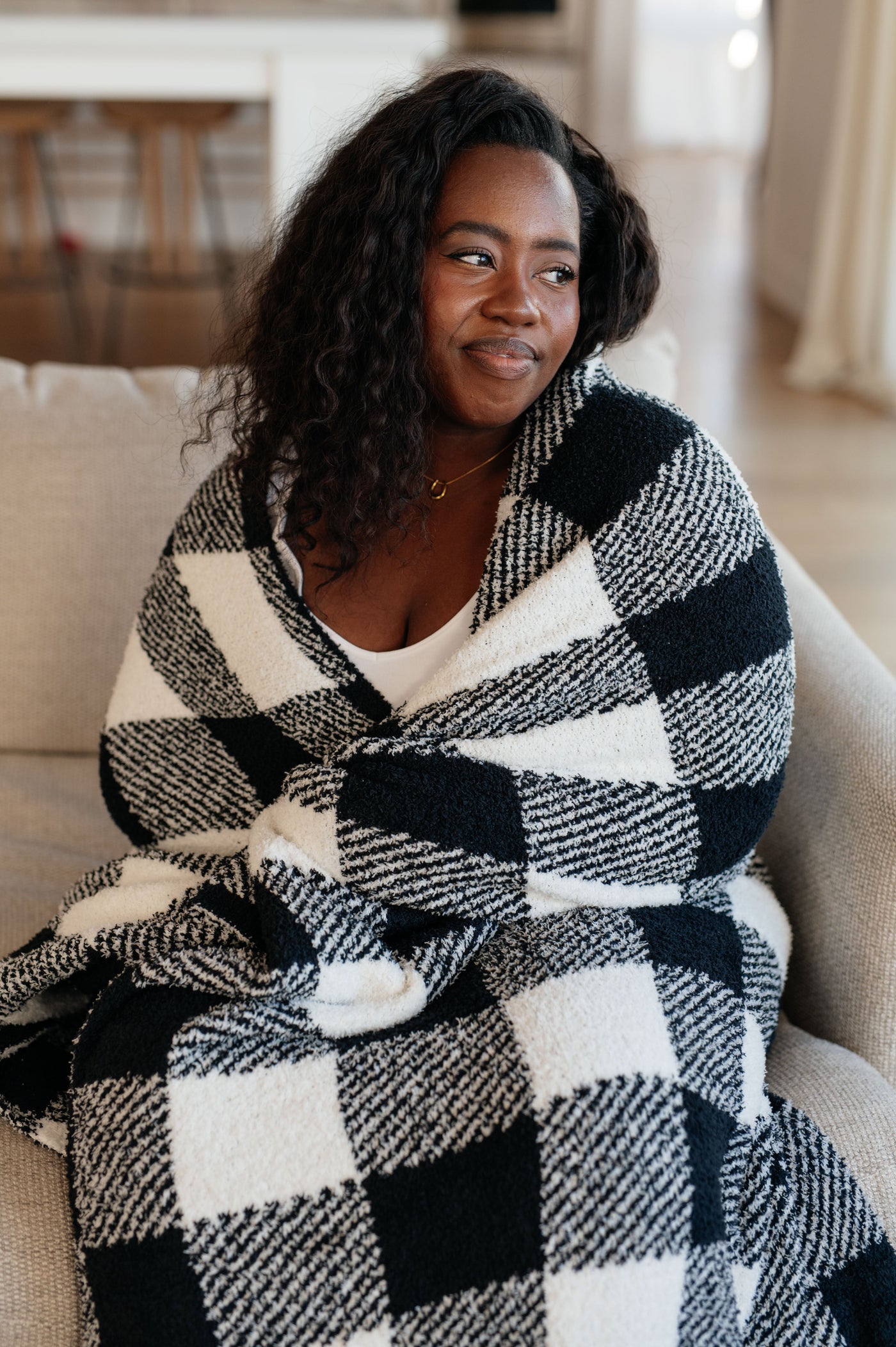 Penny Blanket Single Cuddle Size in Plaid Womens Southern Soul Collectives