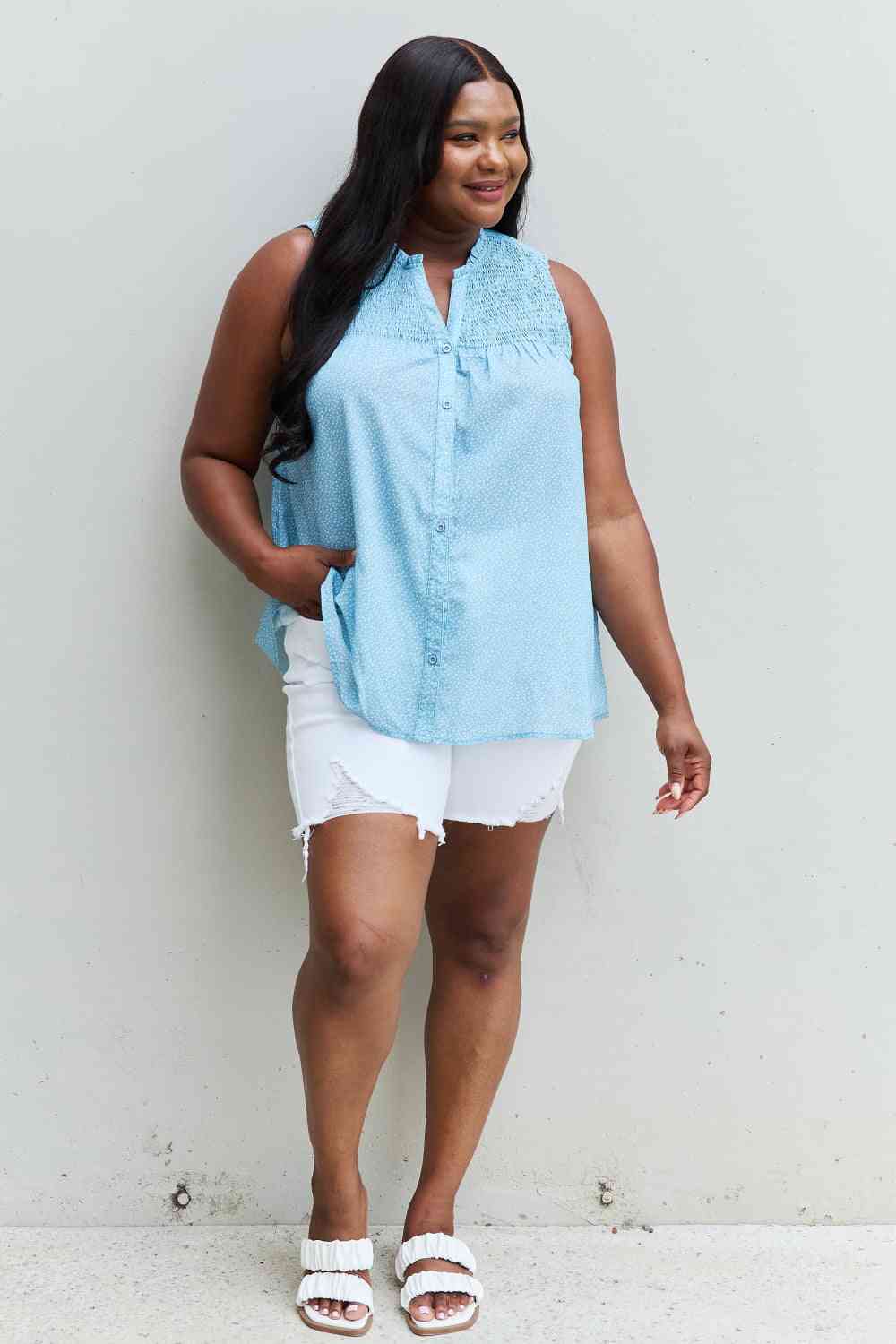 HEYSON She Means Business Full Size Ruffled Floral Flare Shirt  Southern Soul Collectives