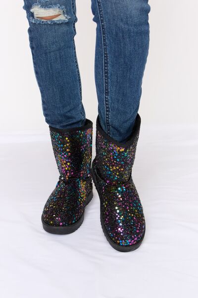 Forever Link Sequin Thermal Flat Boots  Southern Soul Collectives