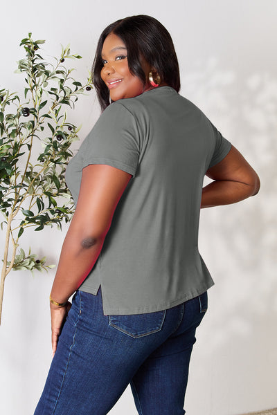 Basic Bae Full Size Round Neck Short Sleeve T-Shirt Southern Soul Collectives