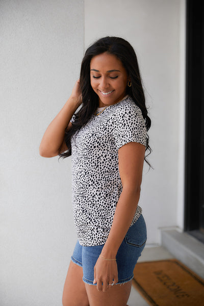 Don't Tame Me Animal Print Top Womens Southern Soul Collectives 