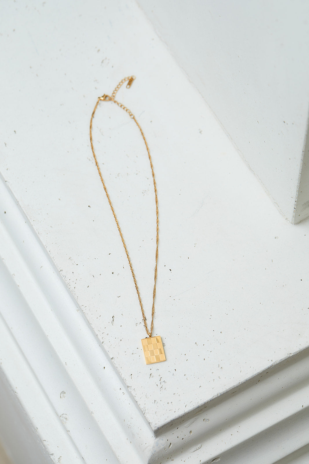 Checkered Pendant Necklace Womens Southern Soul Collectives 