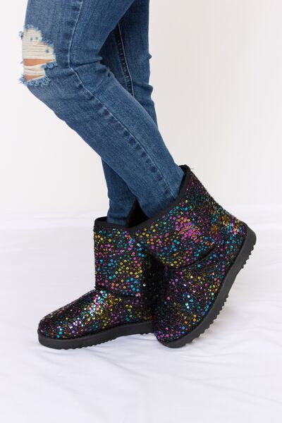 Forever Link Sequin Thermal Flat Boots  Southern Soul Collectives