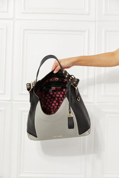Make it Right Twon-toned Handbag in Gray  Southern Soul Collectives 