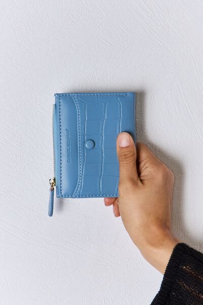 Textured Vegan Leather Mini Wallet in Multiple Colors  Southern Soul Collectives