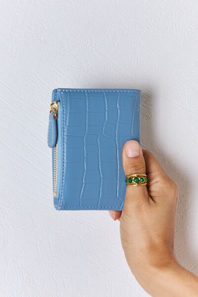 Textured Vegan Leather Mini Wallet in Multiple Colors  Southern Soul Collectives