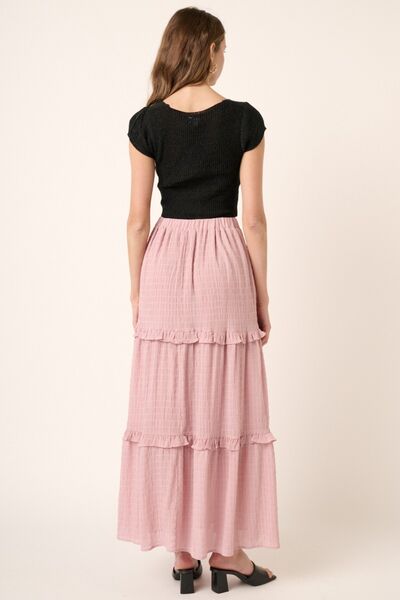 Mittoshop Drawstring High Waist Frill Skirt  Southern Soul Collectives