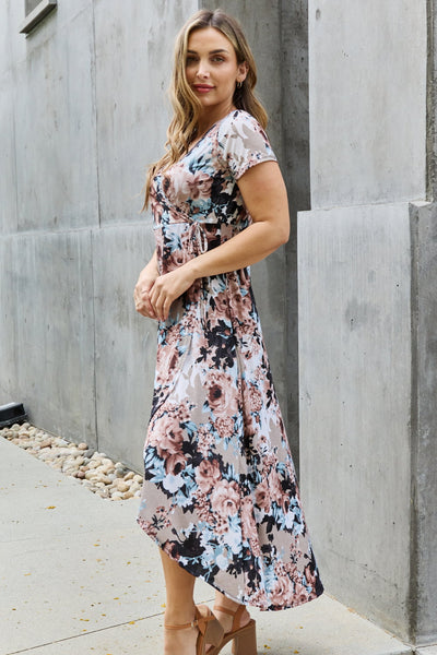 Give Me Roses Floral Wrap Maxi Dress  Southern Soul Collectives 
