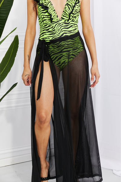 Beach Is My Runway Mesh Wrap Maxi Cover-Up  Southern Soul Collectives 