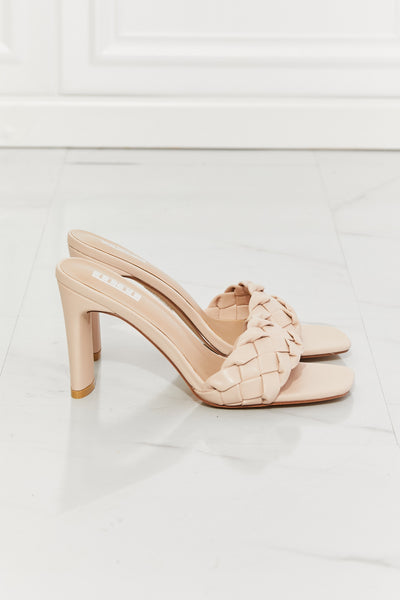 Top of the World Braided Block Heel Sandals in Beige  Southern Soul Collectives 