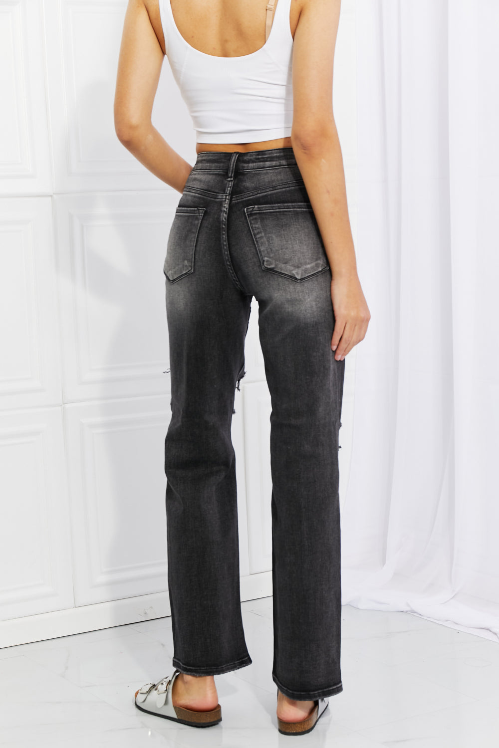 RISEN Lois Distressed Loose Fit Jeans  Southern Soul Collectives 