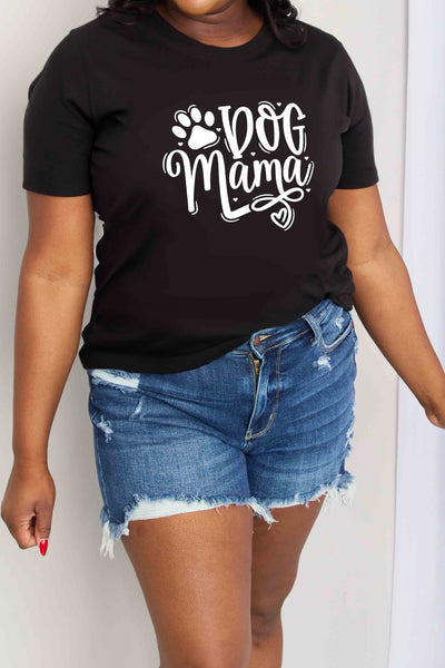 Simply Love Full Size DOG MAMA Graphic Cotton T-Shirt  Southern Soul Collectives 
