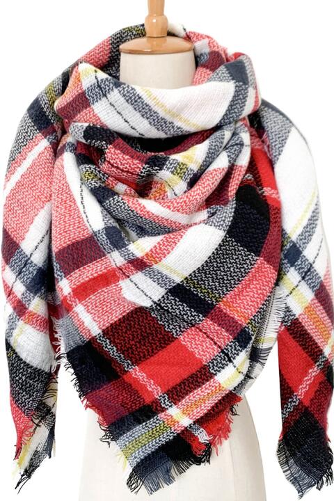 Plaid Imitation Cashmere Scarf  Southern Soul Collectives