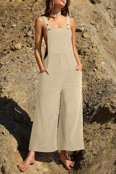 Pocketed Wide Leg Overall  Southern Soul Collectives