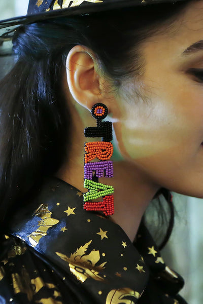 TRICK OR TREAT Beaded Dangle Earring  Southern Soul Collectives 