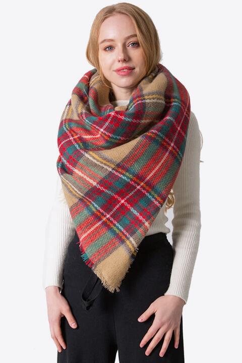 Plaid Imitation Cashmere Scarf  Southern Soul Collectives