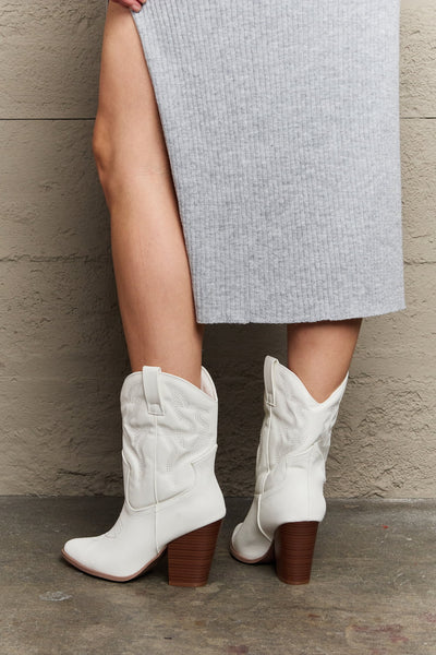Bella Cowboy Boots in White  Southern Soul Collectives 