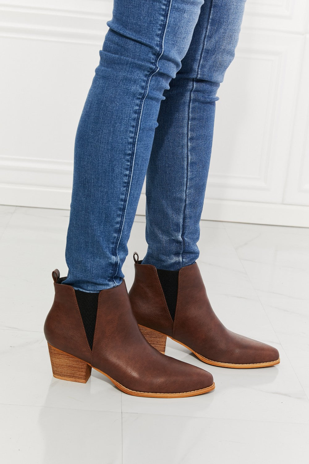 Back At It Point Toe Bootie in Chocolate  Southern Soul Collectives 