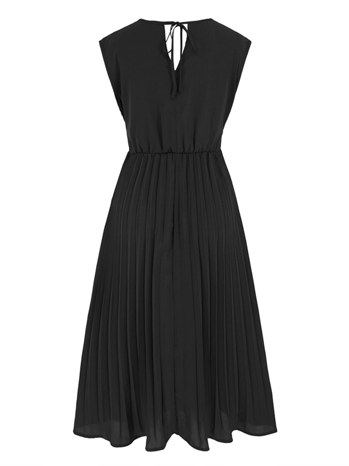 Tied Surplice Pleated Tank Dress  Southern Soul Collectives