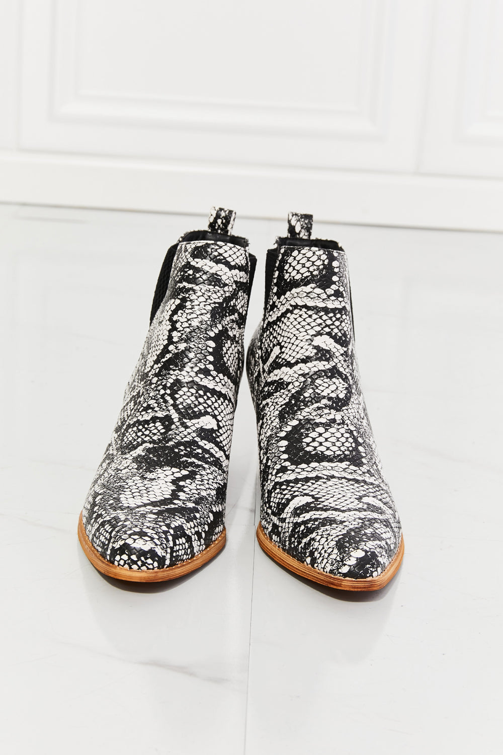 Back At It Point Toe Bootie in Snakeskin  Southern Soul Collectives 