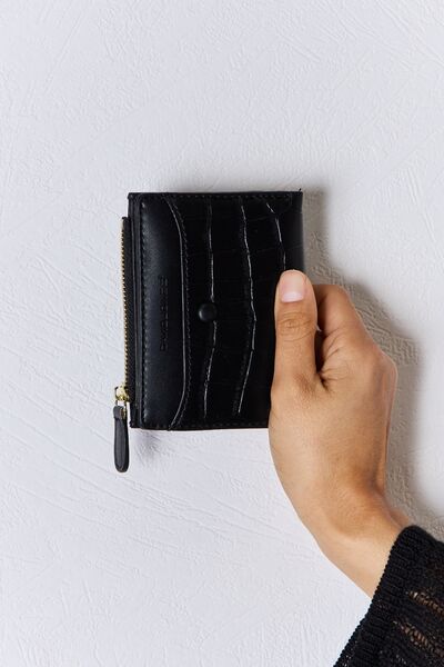 Textured Vegan Leather Mini Wallet in Multiple Colors  Southern Soul Collectives