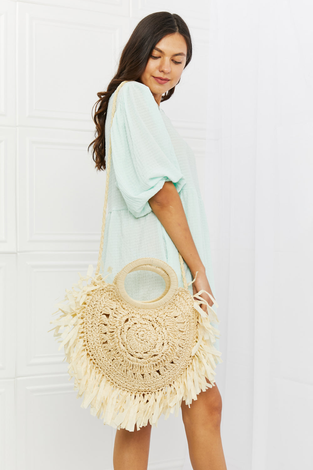 Found My Paradise Straw Handbag  Southern Soul Collectives 