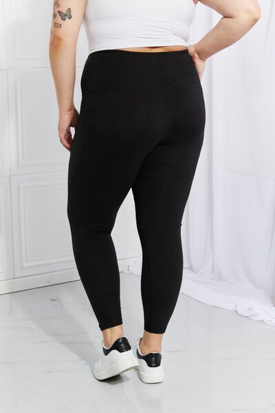 Strengthen and Lengthen Reflective Dot Active Leggings in Black  Southern Soul Collectives