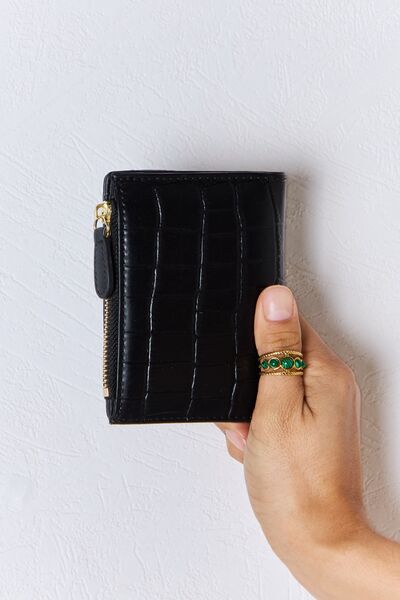 Textured Vegan Leather Mini Wallet in Multiple Colors  Southern Soul Collectives