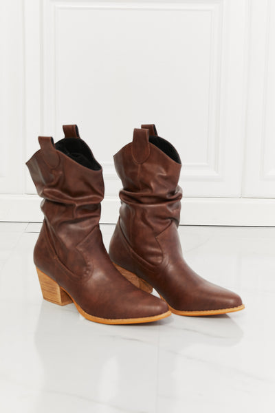 Better in Texas Scrunch Cowboy Boots in Brown - Southern Soul Collectives