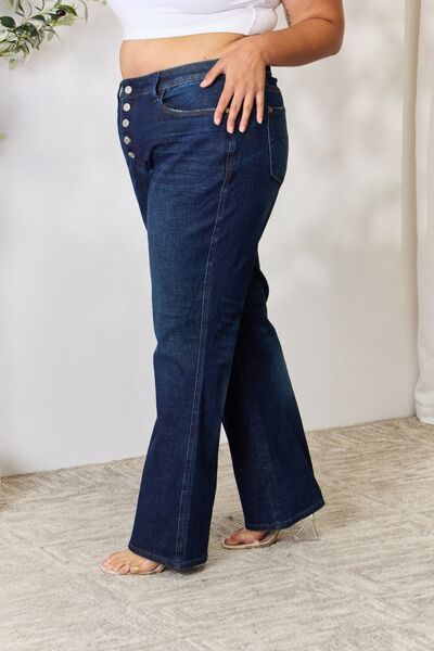 Judy Blue Button-Fly Straight Leg Jeans  Southern Soul Collectives