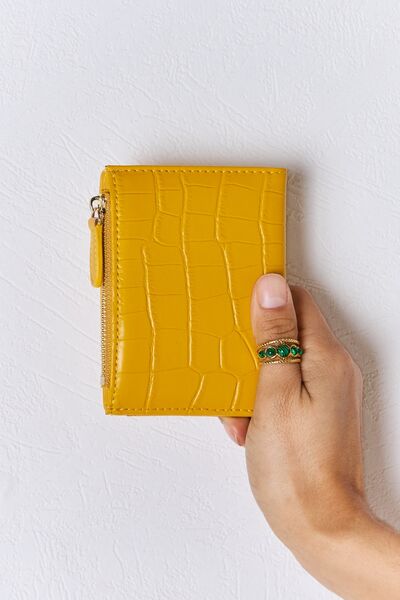 Textured Vegan Leather Mini Wallet in Multiple Colors  Southern Soul Collectives