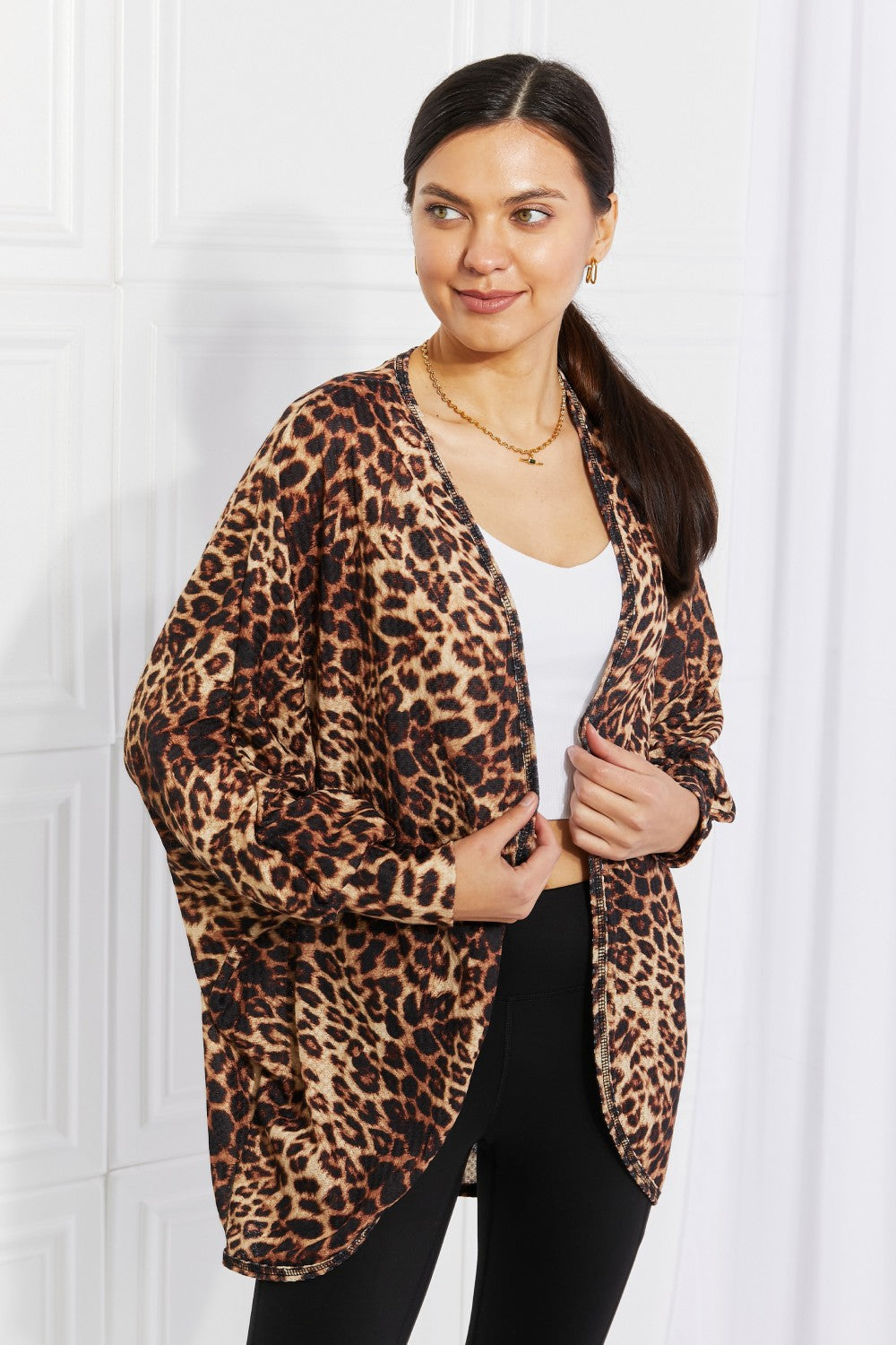Young & Wild Leopard Print Cardigan  Southern Soul Collectives 